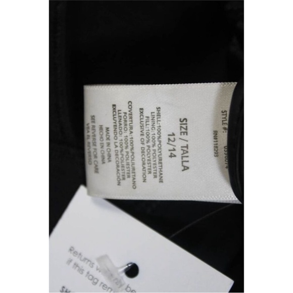 Harley Davidson Children’s size 12/14 Faux Leather Embroidered Motorcycle Jacket - Picture 5 of 6